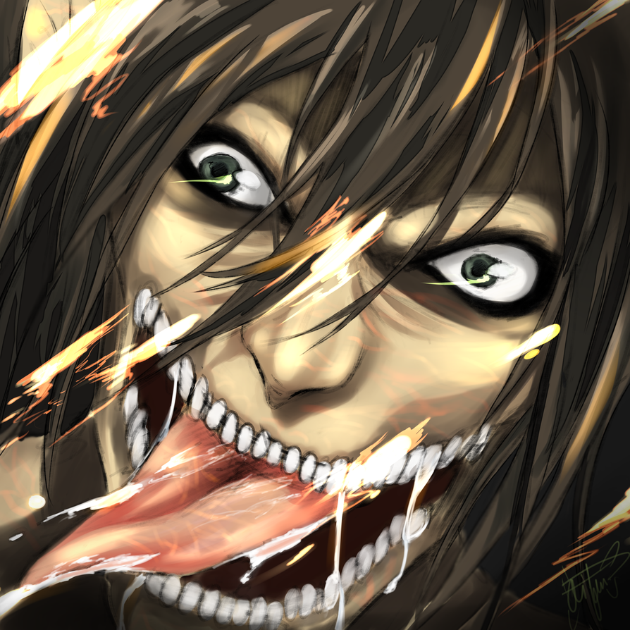Shingeki no Kyojin - Eren (Titan form) by Aifumi on DeviantArt