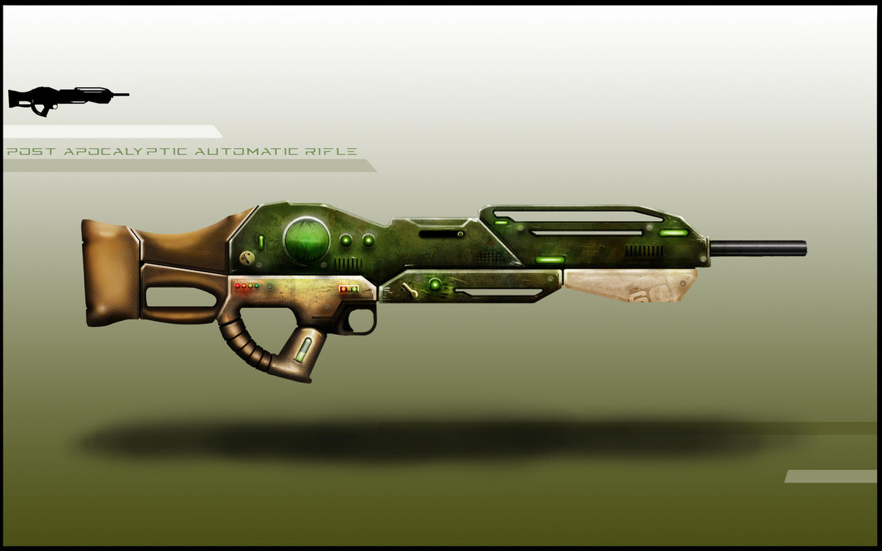 Post Apocalyptic Rifle Scope Post Apocalyptic Automatic Rifle by Venslisha on DeviantArt