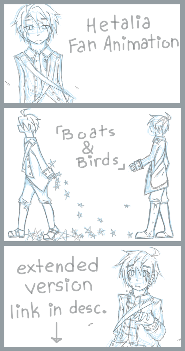 usuk :: boats and birds // animation [longer ver.]