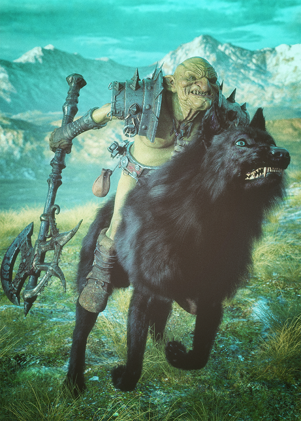 Goblin Rider by DarkCherryArts on DeviantArt