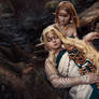 Zelda and Sonia from Tears of the Kingdom Cosplay