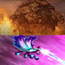 Gamera vs Queen Opaline Arcana