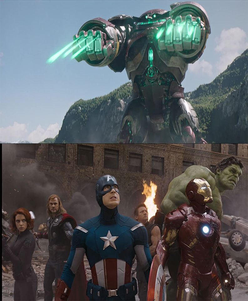 The Avengers Vs. Death Egg Robot