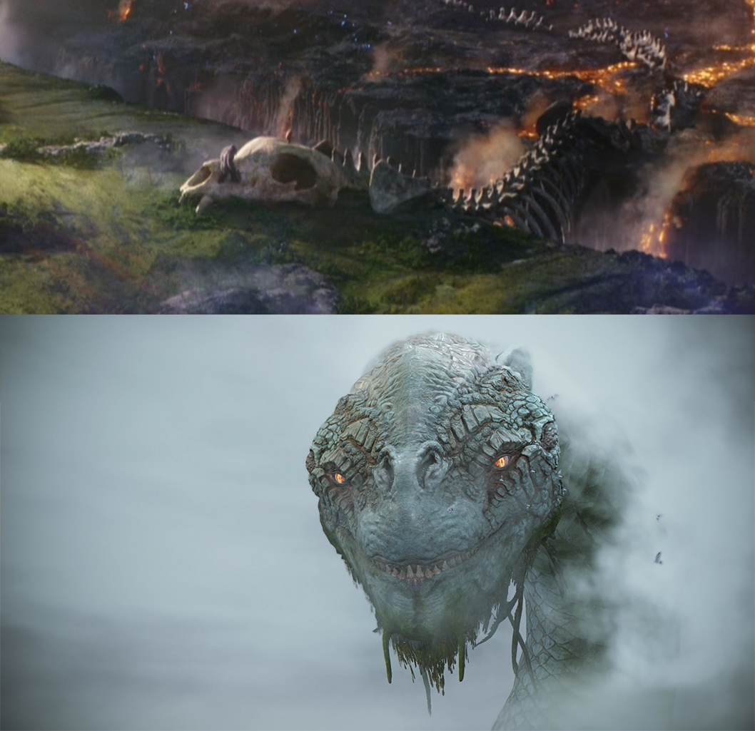 Jormungandr's skeleton in GxK