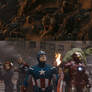 The Avengers vs. Skar King's army
