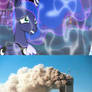 Luna crying over September 11 attacks