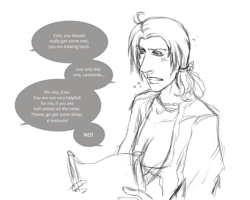AC2 Codex Page Sketch by RedViolett on DeviantArt