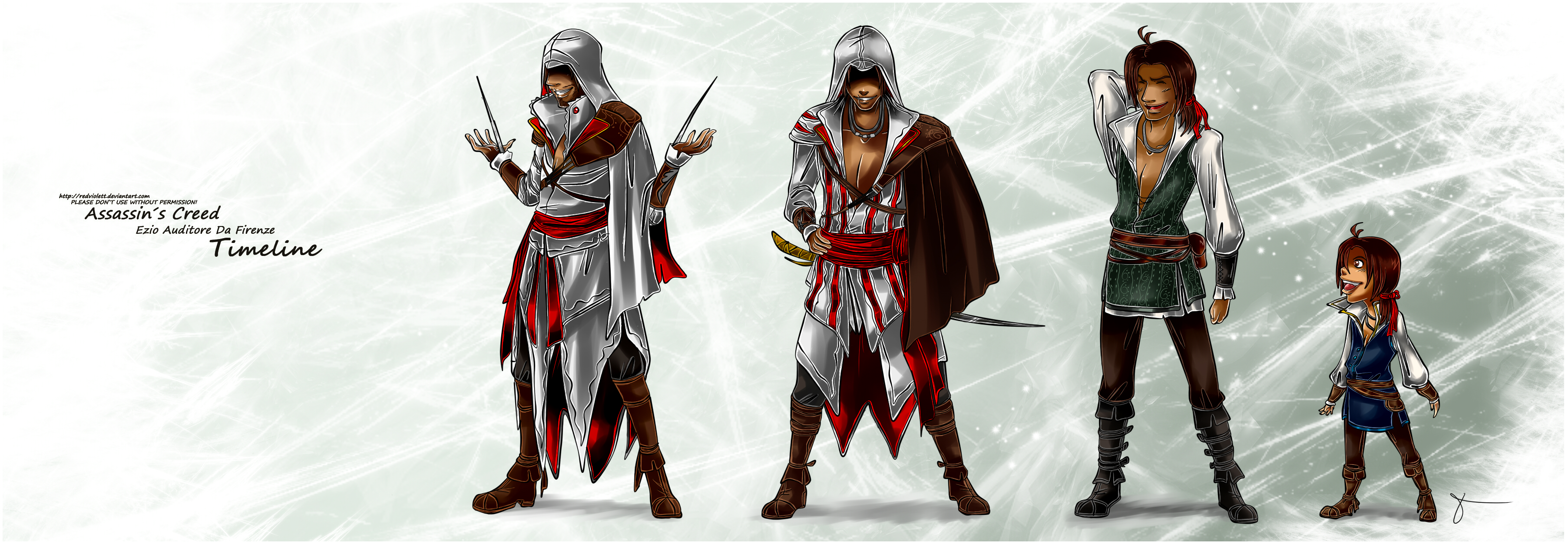 Assassin's creed 2- Ezio by fevereon on DeviantArt