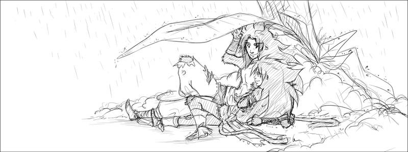 D.B.Z. - Rainy days - Shonen Ai - SKETCH