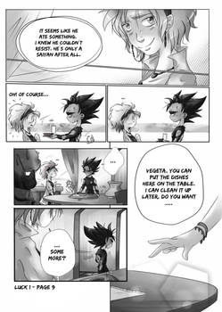 DBZ - Luck is in Soul at home - Luck 1 Page 9