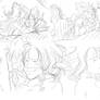 DBZ - Grown up under Ruins - Sketches