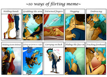 DBZ - Bulma/Vegeta - Flirting Meme