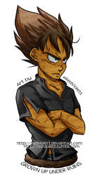 DBZ - Grown up under Ruins - Vegeta - Waist Up