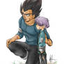 DBZ - Mirai Vegeta AU - For Stupidoomdoodles