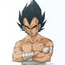 DBZ - Vegeta Coloring