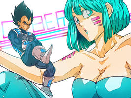 DBZ - Vegebul - Cyberpunk AU