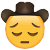 Cowboy Pensive Emoji