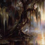 Sundown in the Bayou