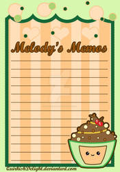 Melody's Memo's Commission