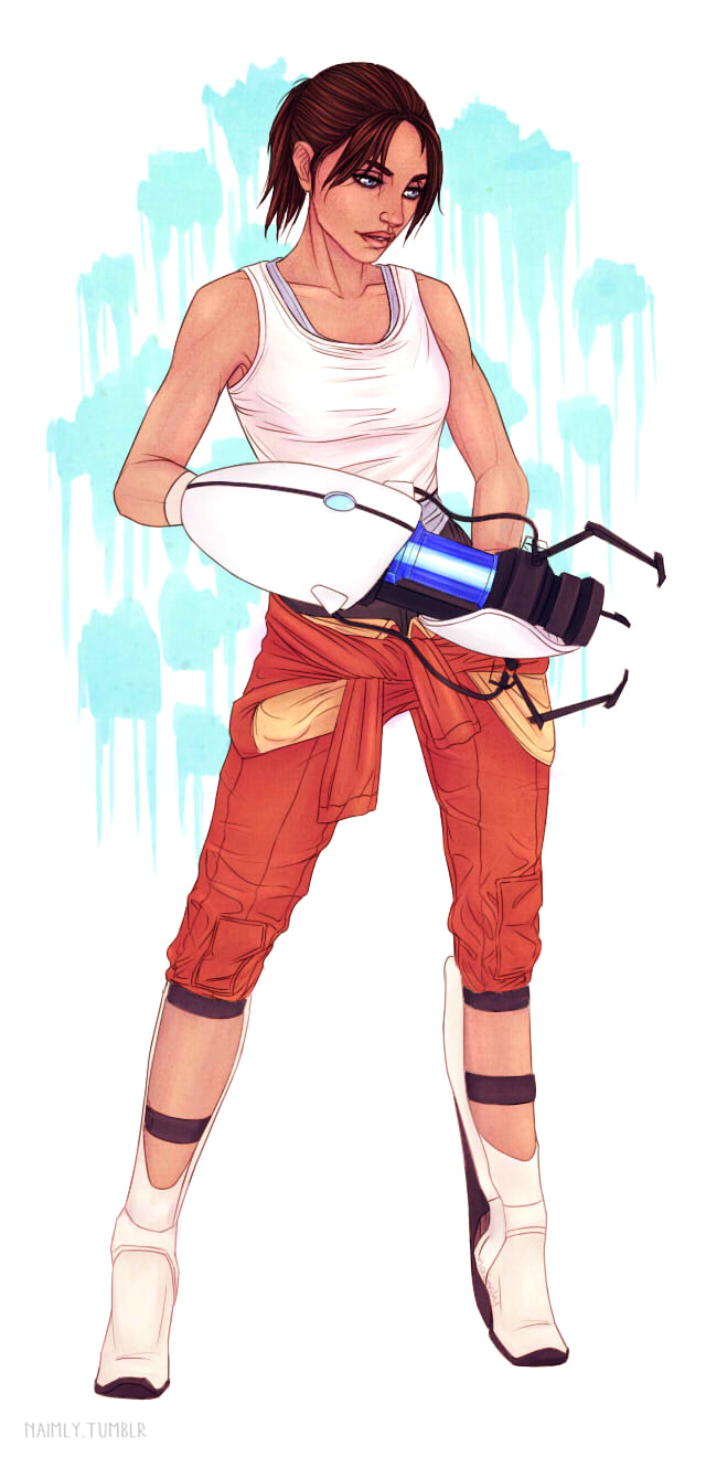 Chell Portal 2 By Naimly On DeviantArt chell-portal-2-by-naimly-on-deviantart