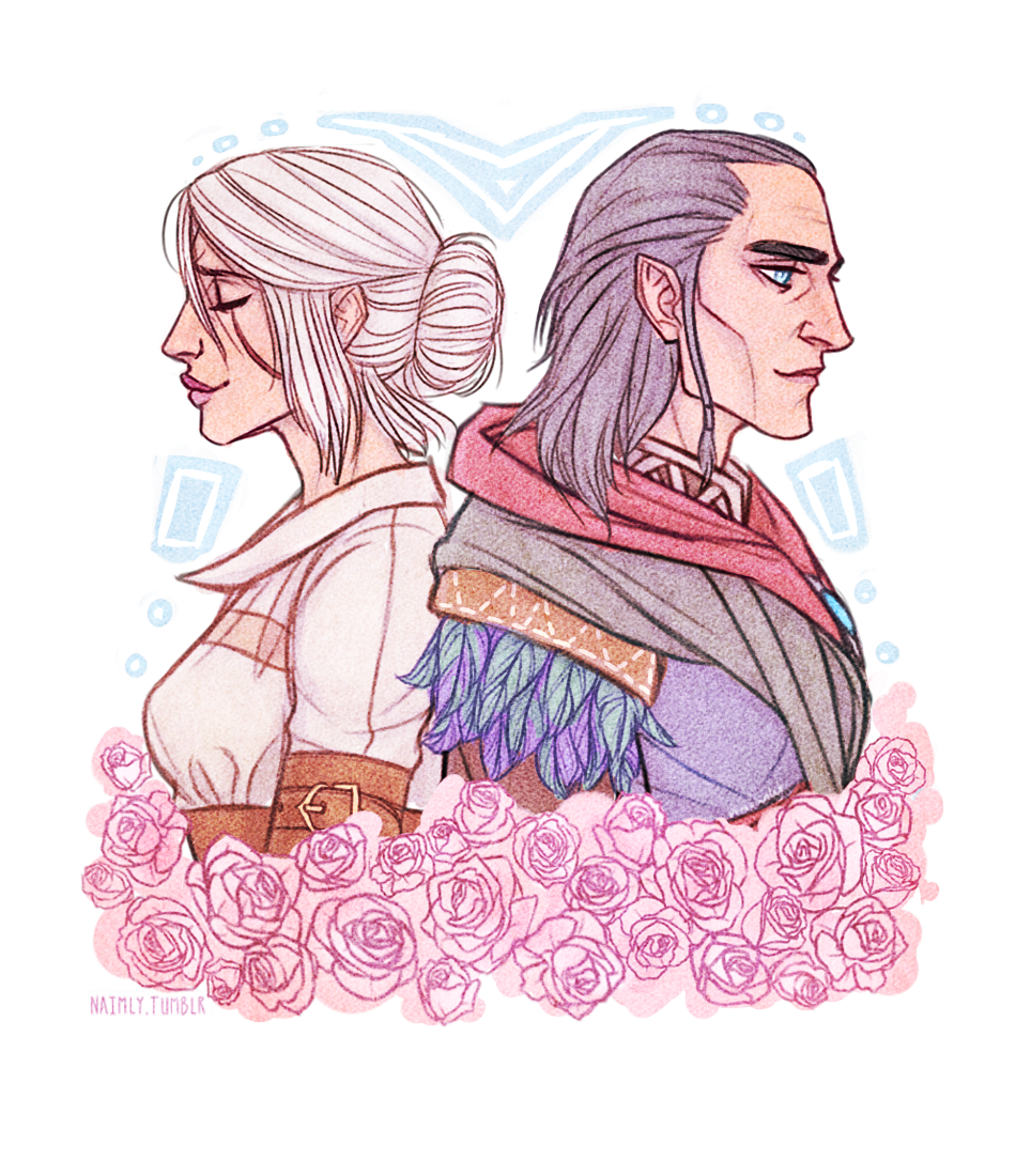 Ciri - Avallac'h - The Witcher 3 : Wild Hunt by Naimly on DeviantArt