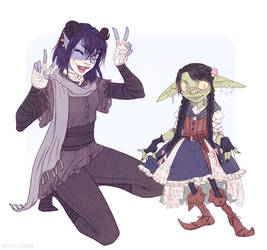 Nott and Jester Critical Role Dungeons and Dragons