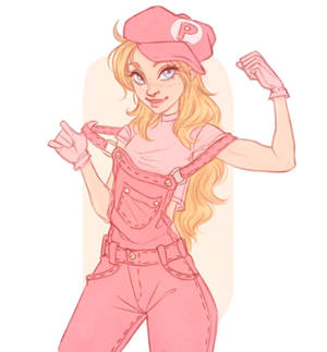 Dungarees Plumber Princess Peach :)