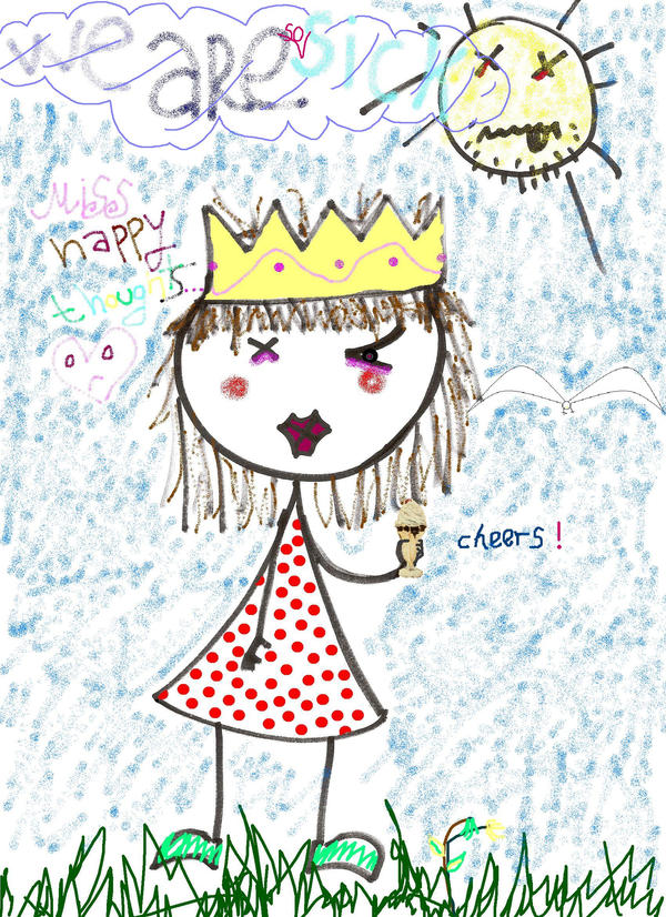 Sentiment Princess princess happy thoughts by goldfishen on DeviantArt