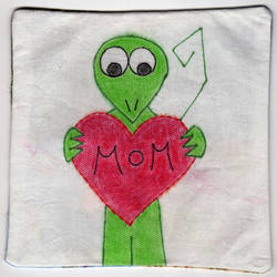 El Geckito loves Mom