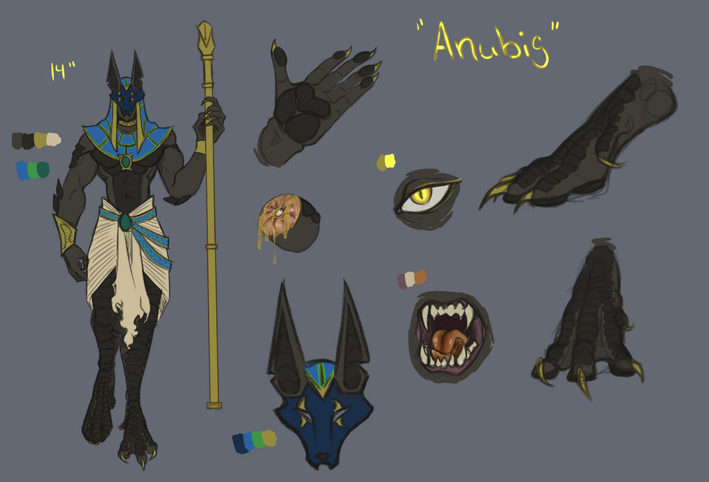 ''Anubis'' by StrangeCreator on DeviantArt