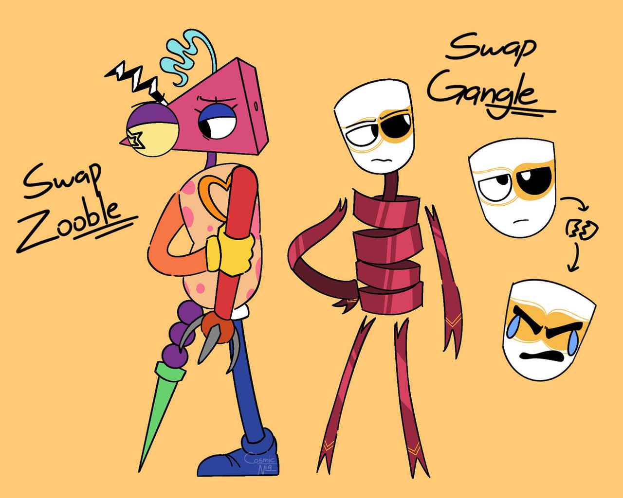 Swapped Gangle TADC swap au 3 by smuko134 on DeviantArt