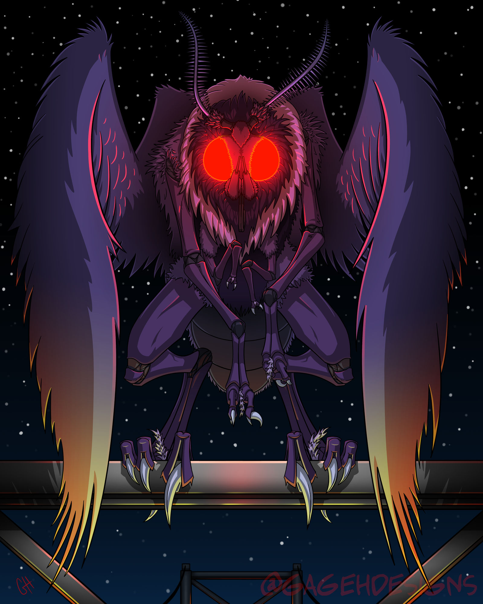 Mothman by Gage-H-Designs on DeviantArt