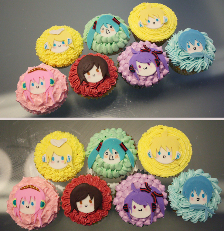 Vocaloid Cupcakes