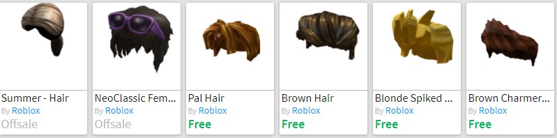 Blonde Spiky Hair - Roblox