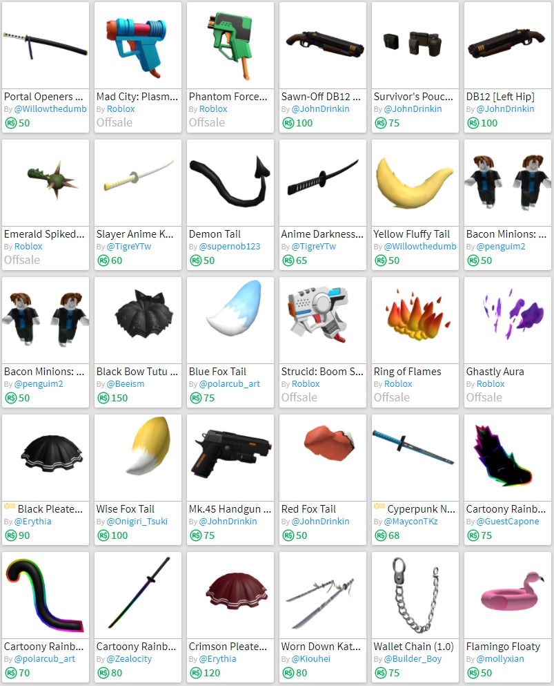 missing accessories : r/roblox