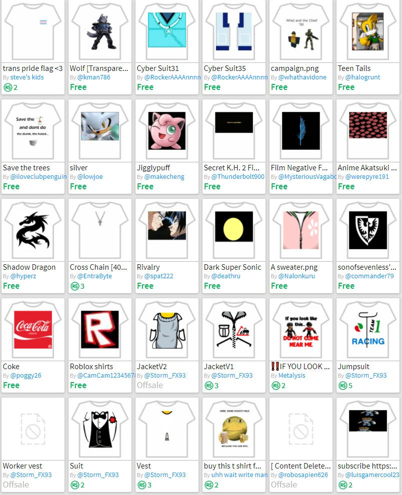 Roblox free t shirt by me by ShinyHeartFlowers on DeviantArt