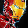 Iron Man Acrylic Painting