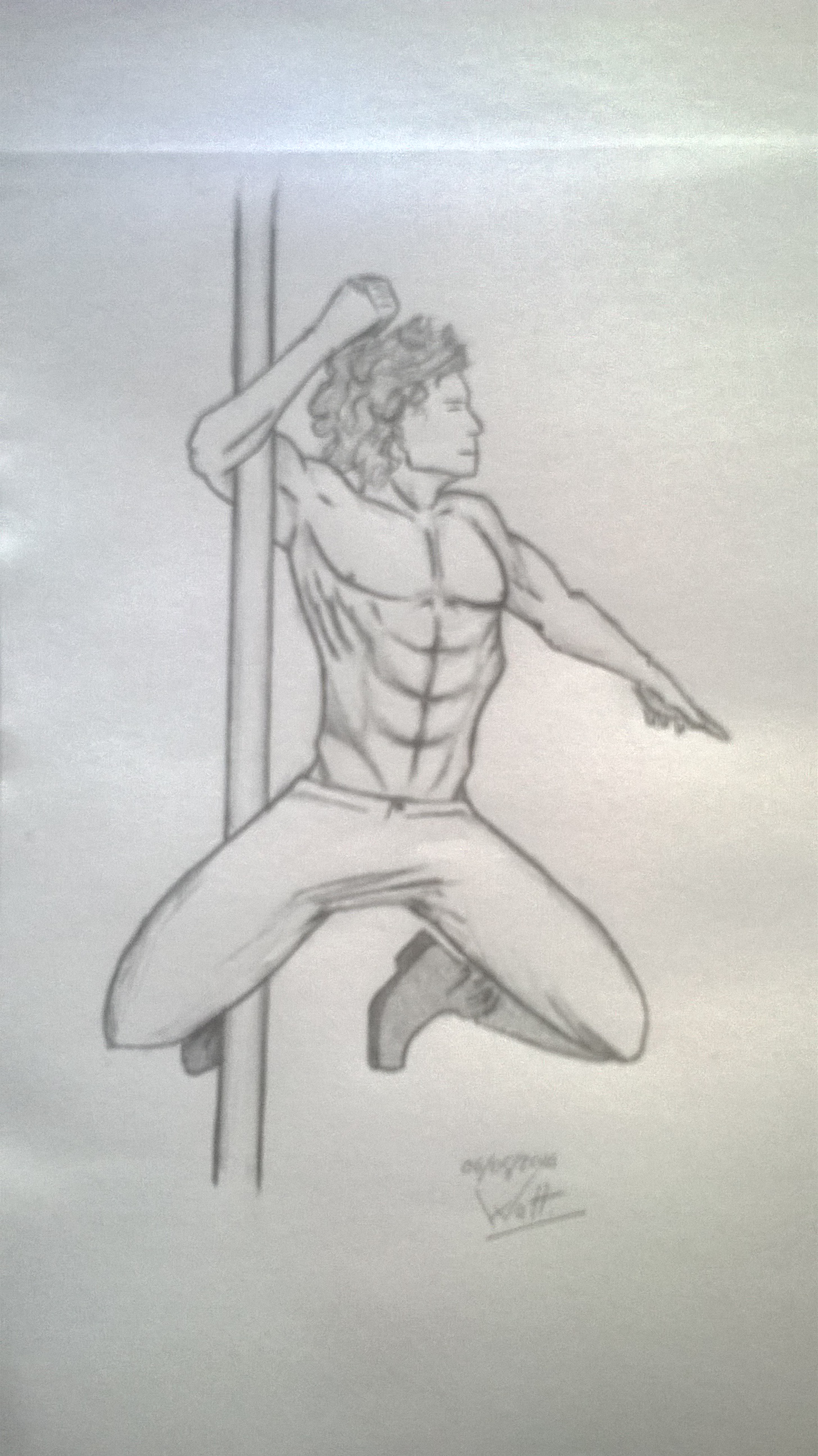 Jean pole dancing