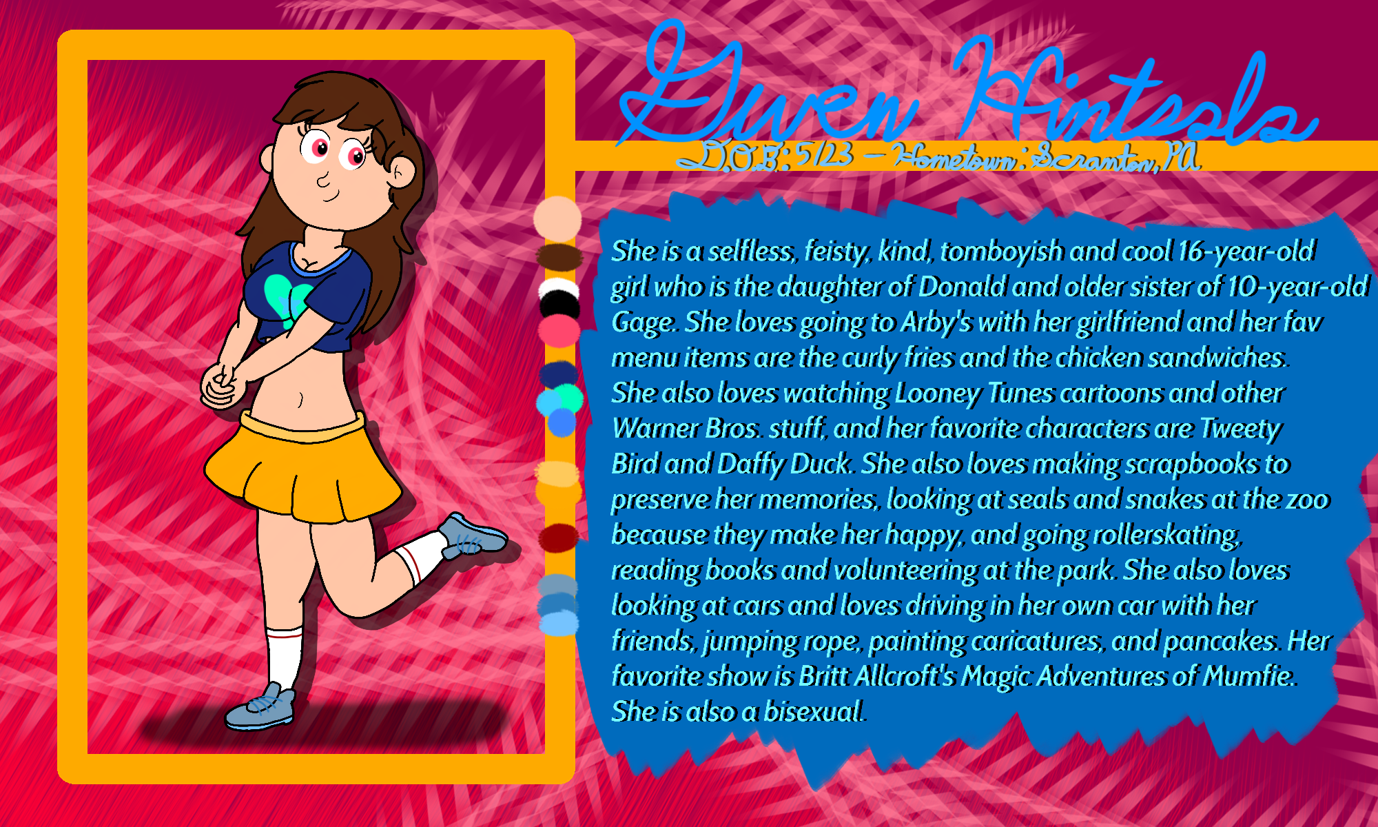 Hintsala Gwen Hintsala's Bio by WonderWill7134 on DeviantArt