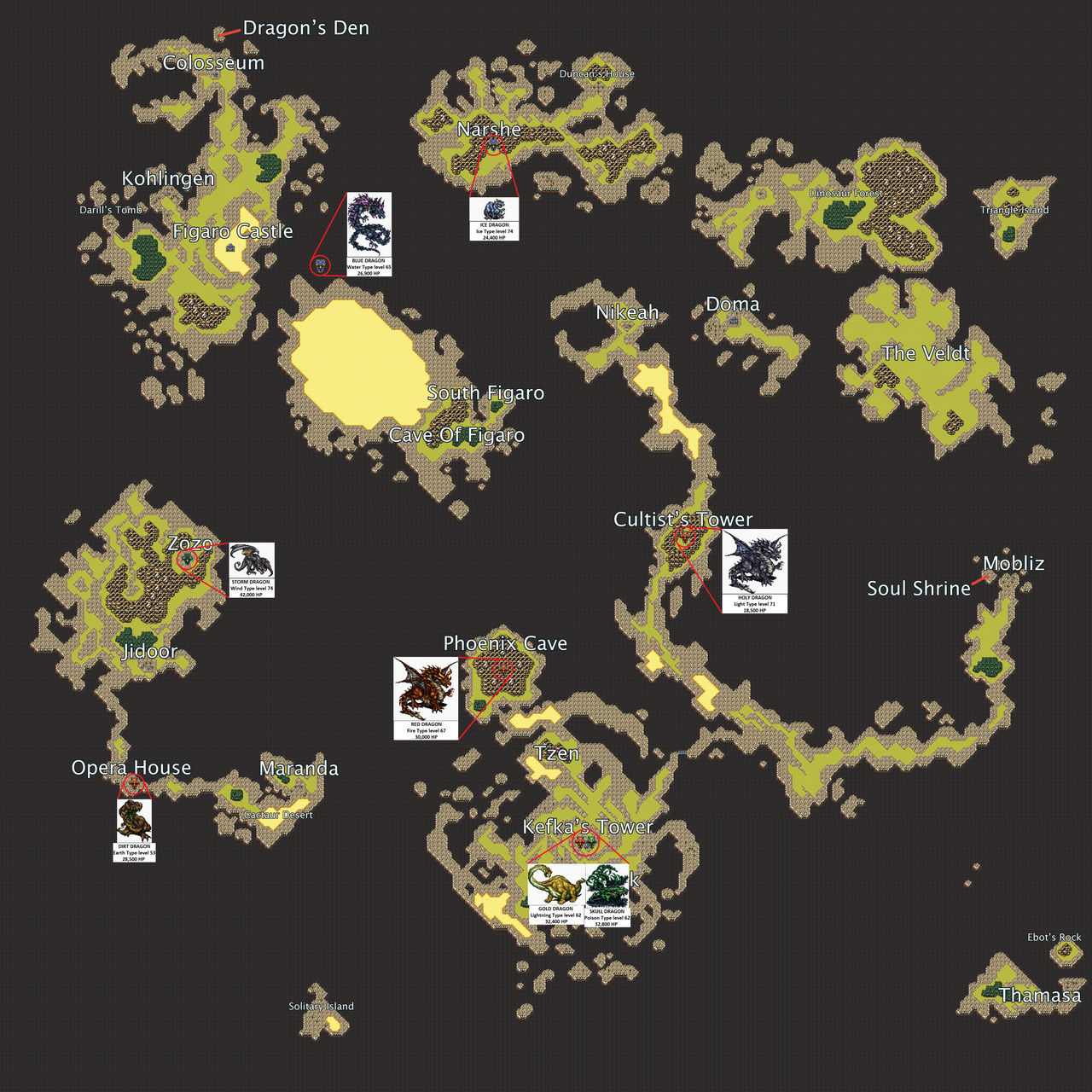 Ff6 Map final fantasy 6 map (Eight Dragons) by Greatyphoon on DeviantArt