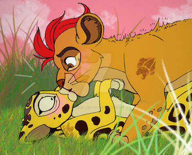 Kion and Fuli and unexpected kiss