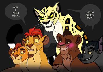 Kion and his popularity- fanboys by YoungLadyArt