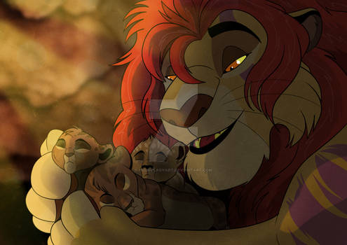 Kion and his three candies (  Evil Kion )