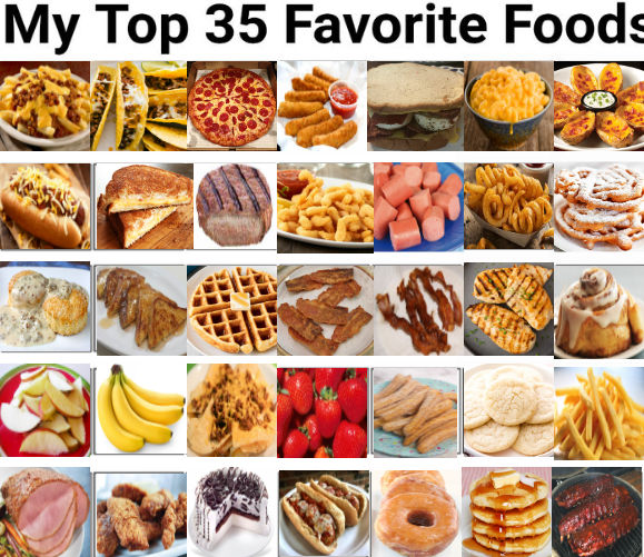 My Top 35 Favorite Foods by CartoonsRule2020 on DeviantArt