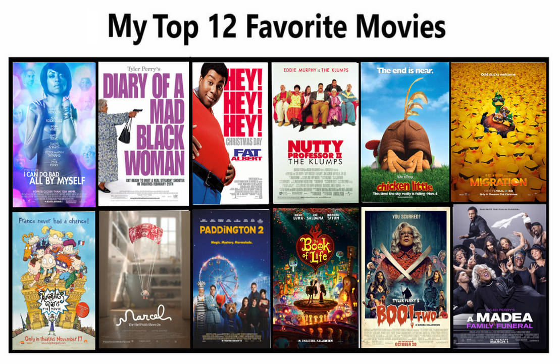 My Top 12 Favorite Movies by CartoonsRule2020 on DeviantArt