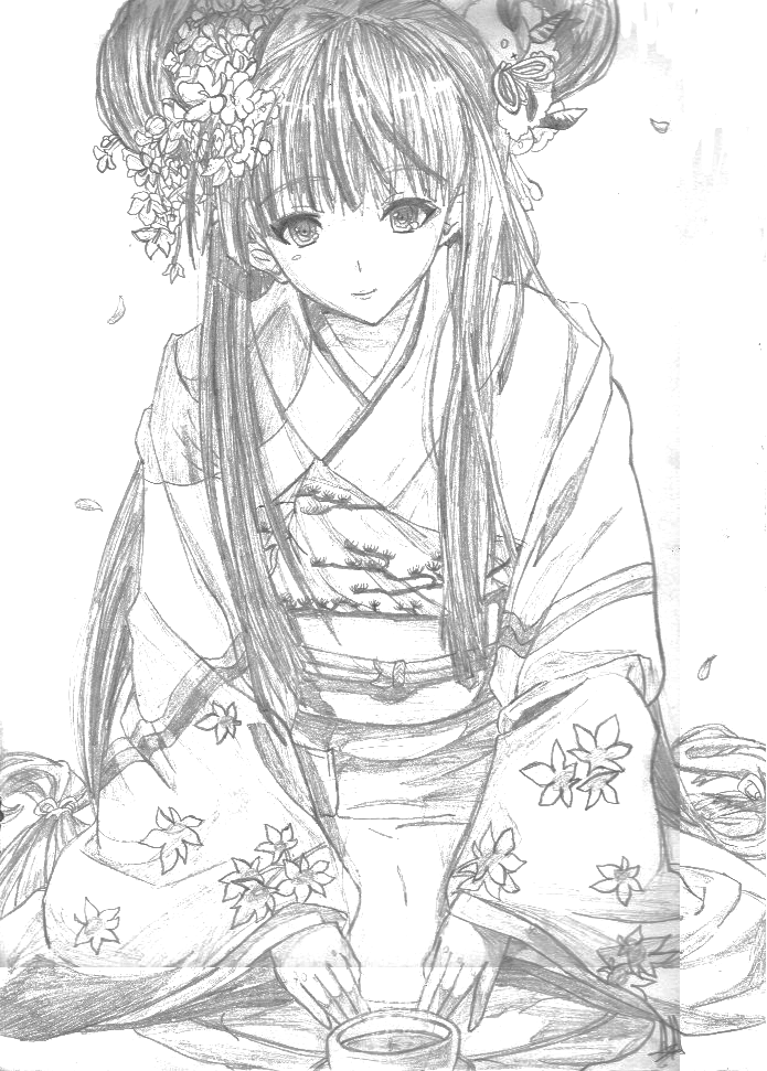 kimono anime girl by FananeStar99 on DeviantArt kimono anime girl by FananeStar99 on DeviantArt