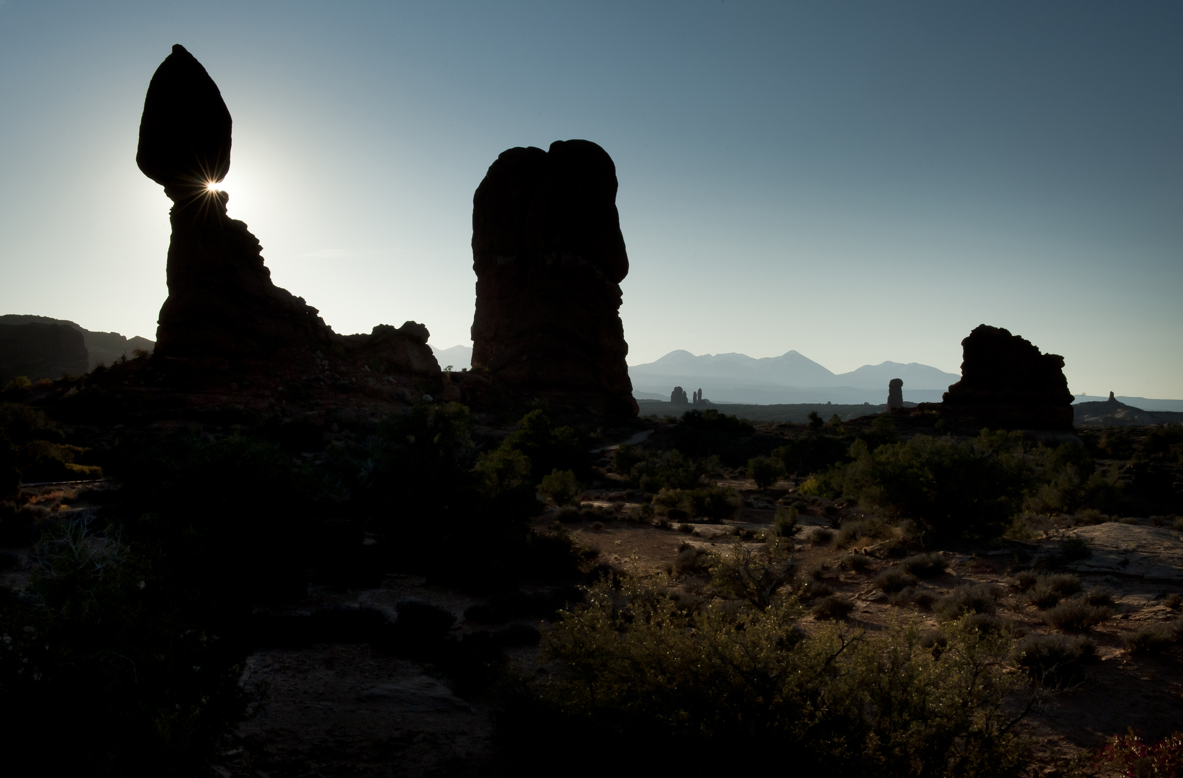 Sun Through Rock