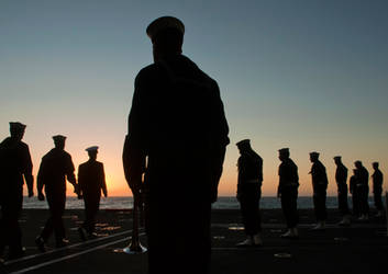 Sunrise Over Burial Detail