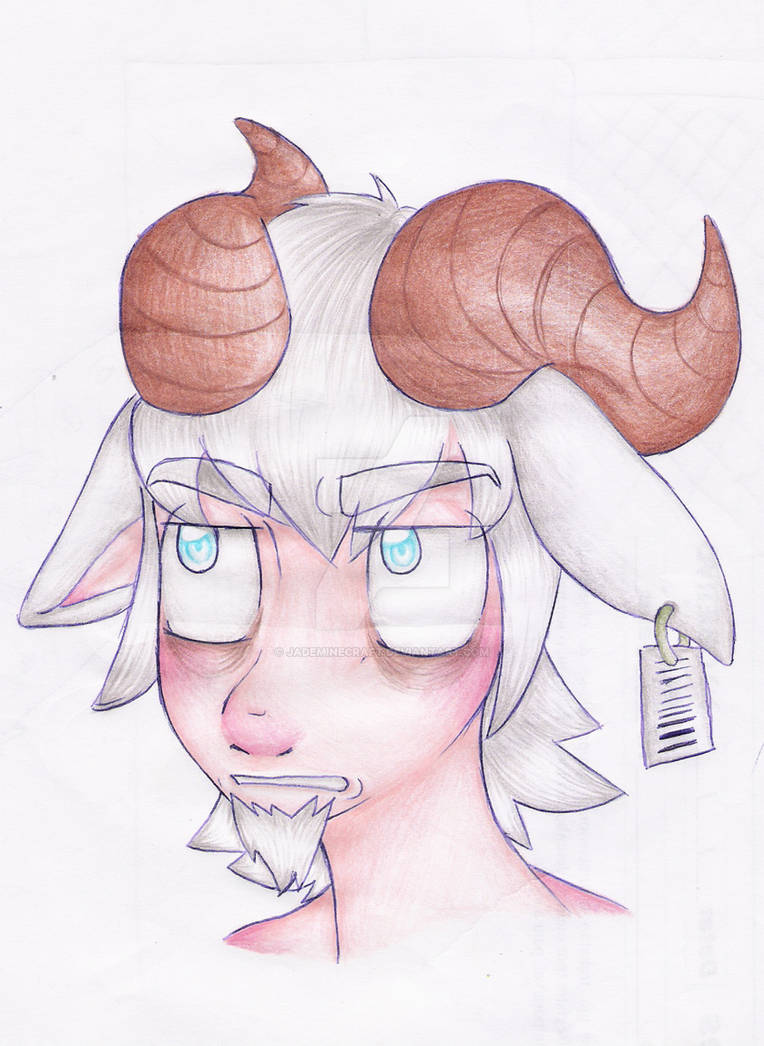 Deviantart Grumpy Goat A grumpy goat by JadeMinecraft on DeviantArt