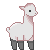 Free Icon: Albino Llama by TheLlamaPrincess